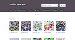 Desktop Screenshot of fabricsgalore.co.uk